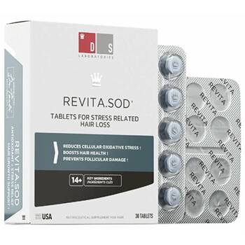Revita.SOD Tablets For Stress Related Hair Loss - Antioxidační tablety na vypadávání vlasů způsobené stresem 
